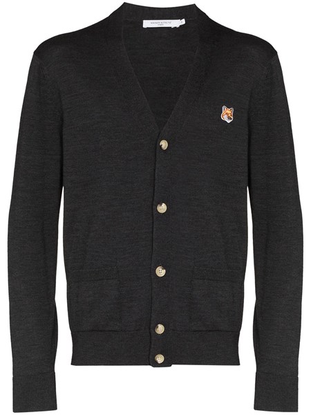 Cardigan with application