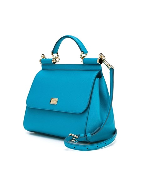 Dolce & Gabbana Medium Sicily Top Handle Bag In Blue