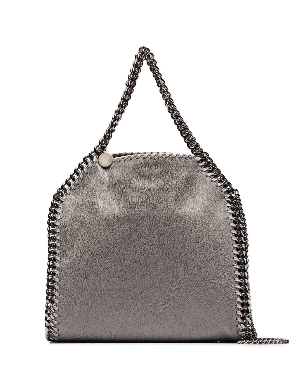 Shop Stella Mccartney Falabella Mini Bag In Grey