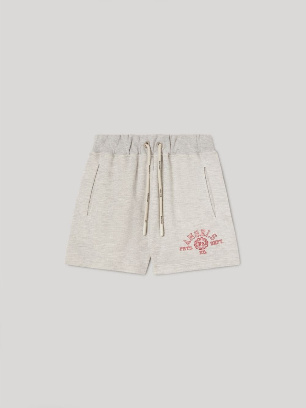 PALM ANGELS SPORTS SHORTS WITH COLLEGE PRINT