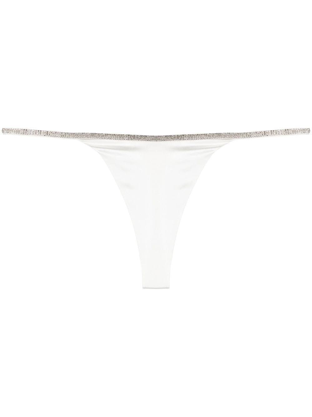 Nué Silk Thong - Atterley In White