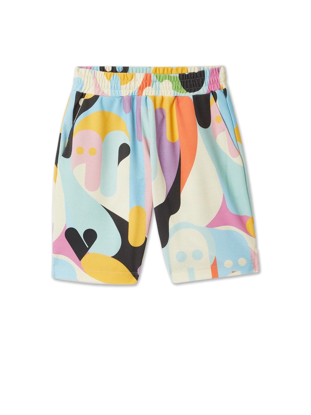 PHARMACY INDUSTRY PIQUE BERMUDA SHORTS WITH PRINT