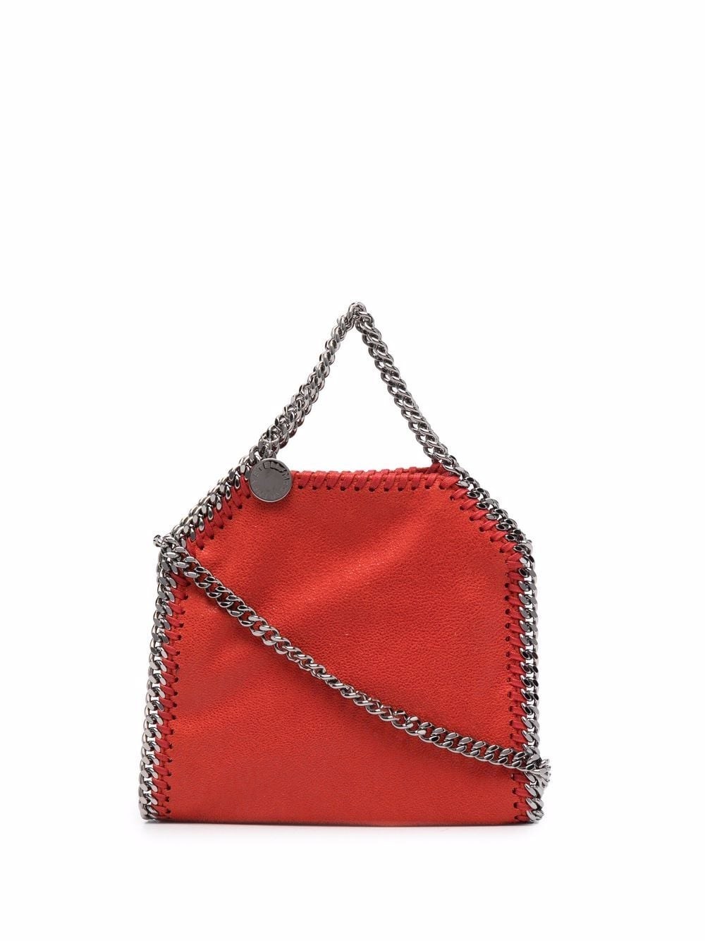 Stella Mccartney Small Falabella Tote Bag In Red