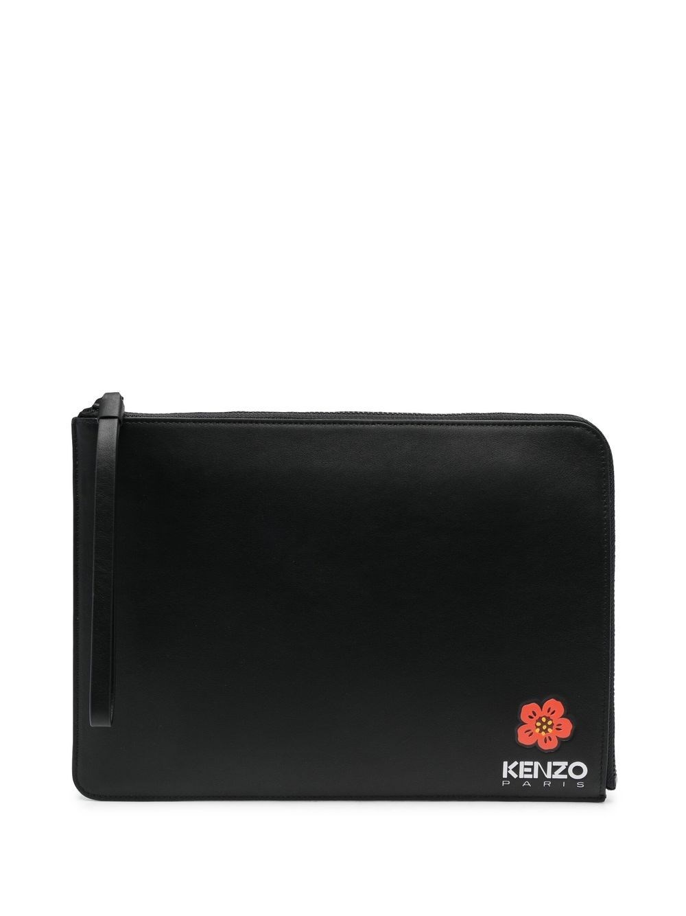 Kenzo Clutch With Print In Black ModeSens
