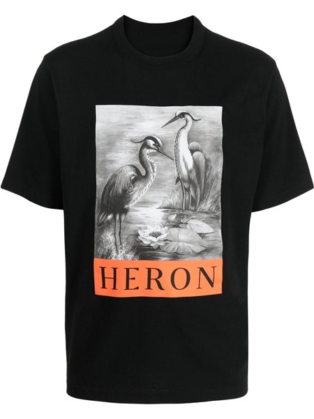 Heron Preston Black Cotton T-Shirt