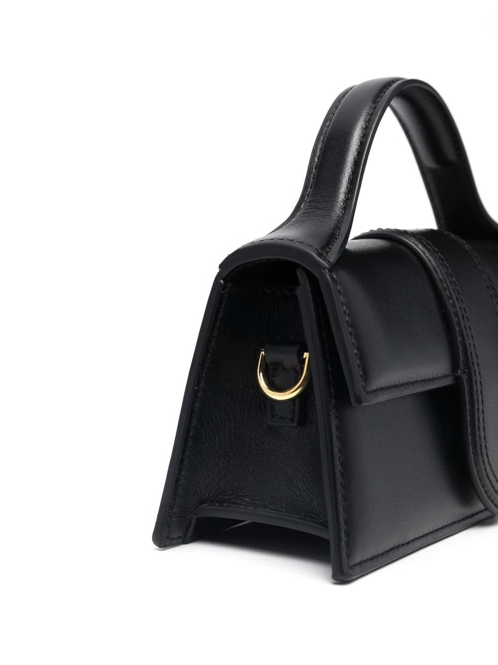 Jacquemus Le Bambino Leather Tote Bag - Black