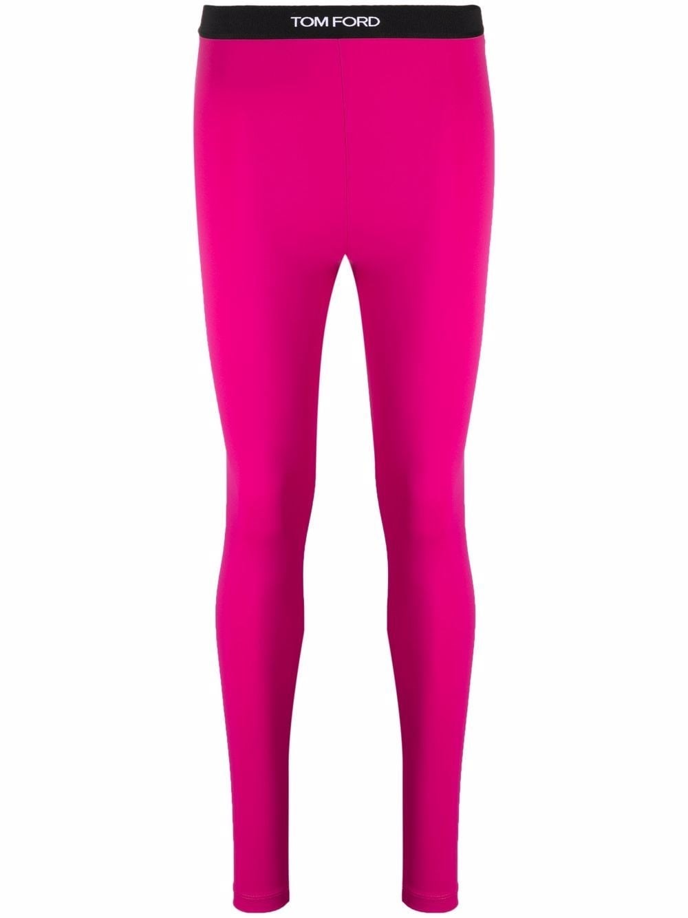 Tom Ford logo-waistband Leggings - Pink