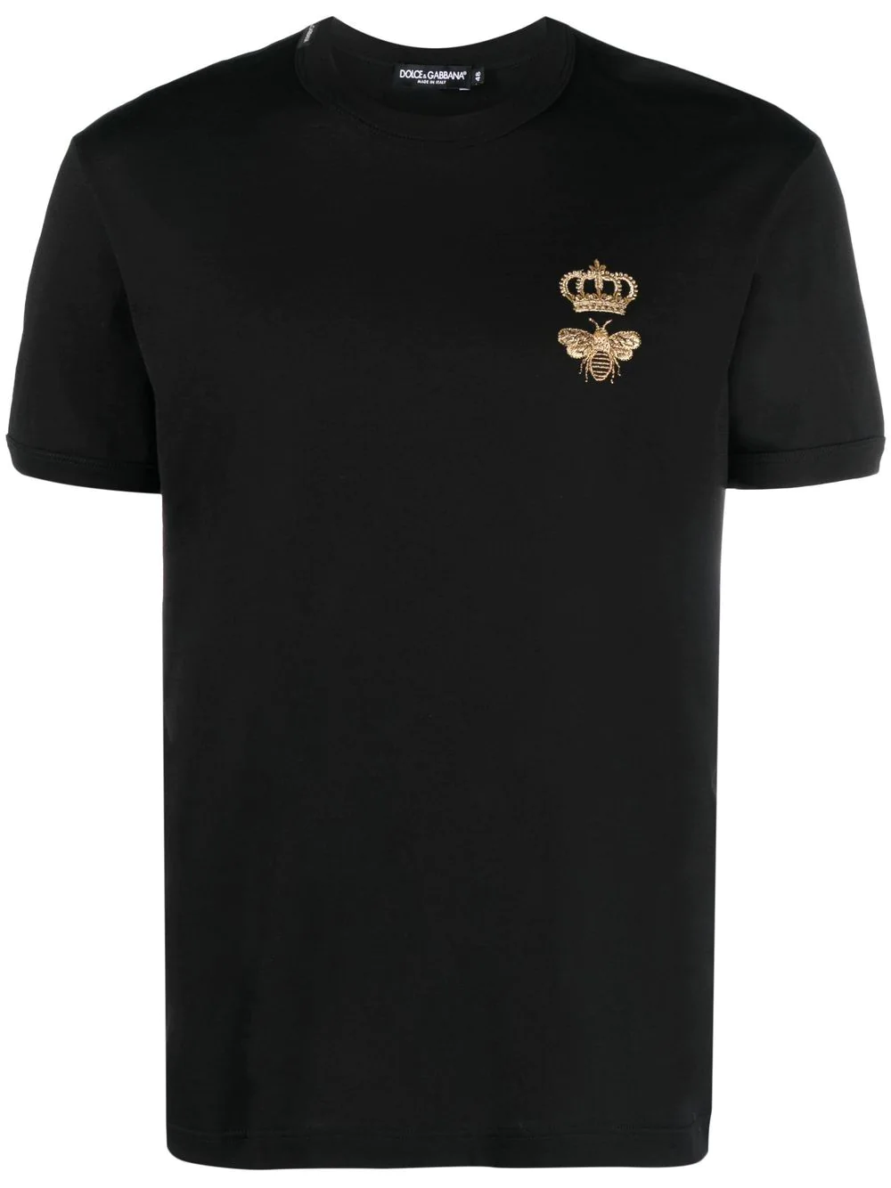Dolce & Gabbana Pattern T-shirt In Black