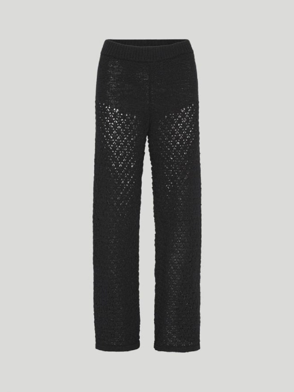 ROTATE BIRGER CHRISTENSEN STRUCTURED KNIT TAPERED trousers