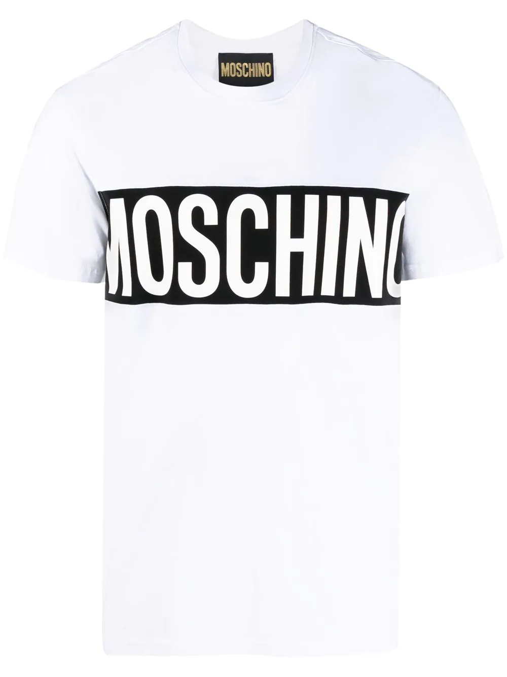 Moschino FW22 LOGO PRINT T-SHIRT (07025860_2001) - alfej.com