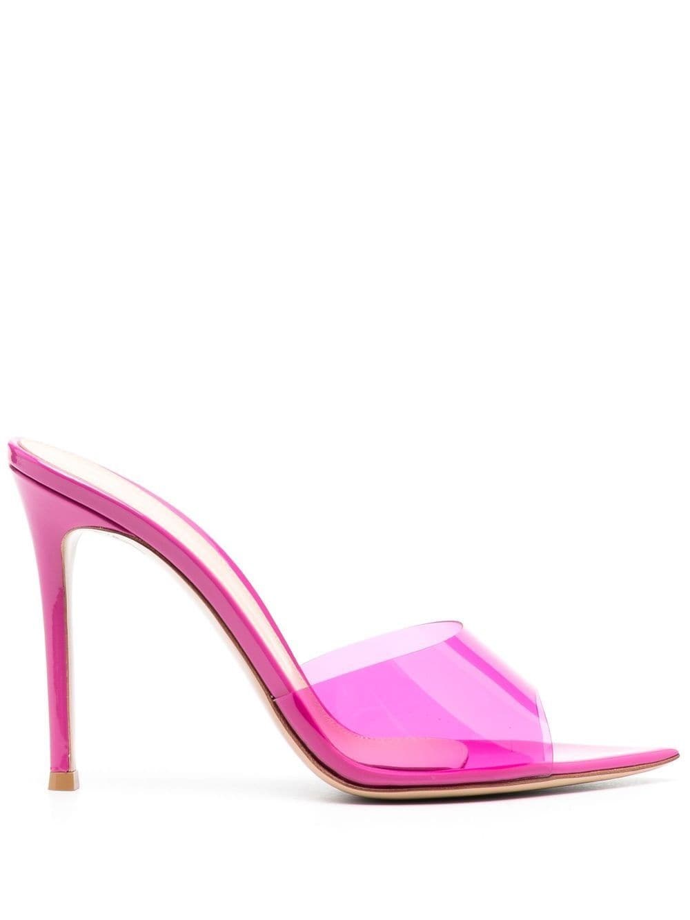 Gianvito Rossi Pink Elle 85 Heeled Sandals In Pink & Purple