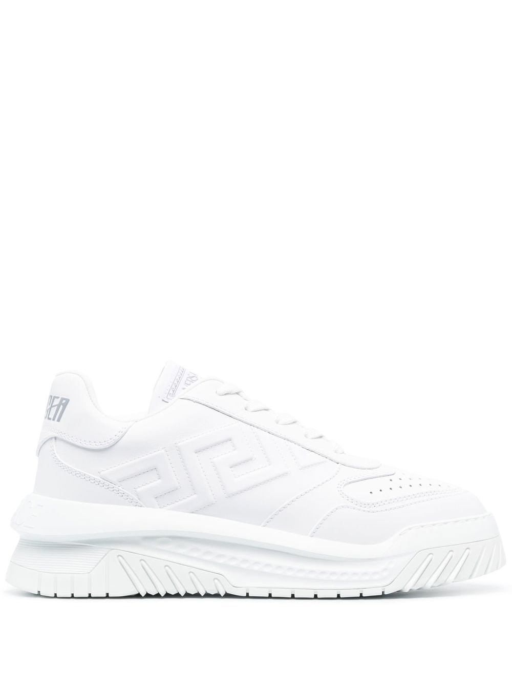 Shop Versace Odyssey Chunky Sneakers In White