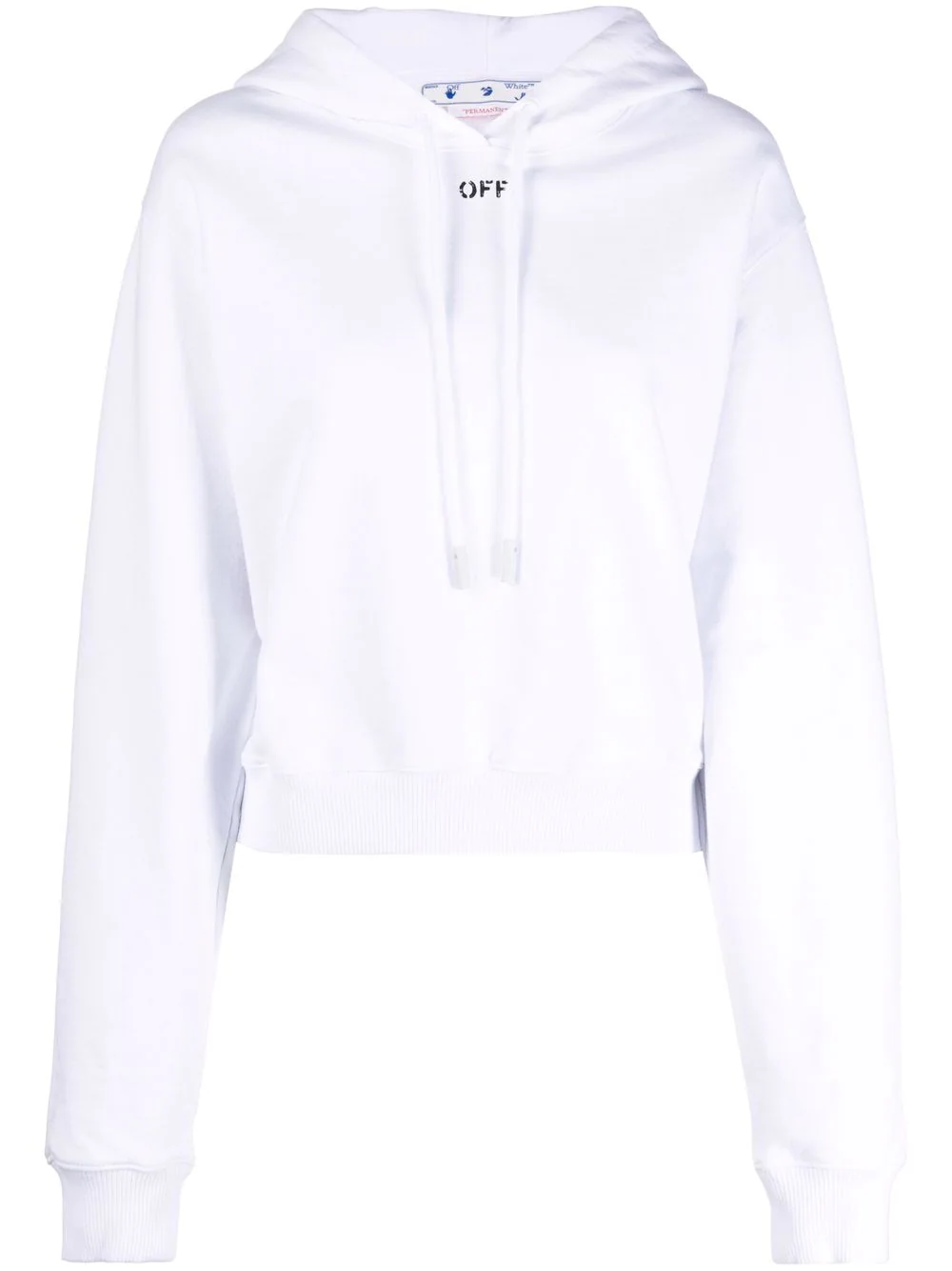 off-white Cropped hoodie available on theapartmentcosenza.com