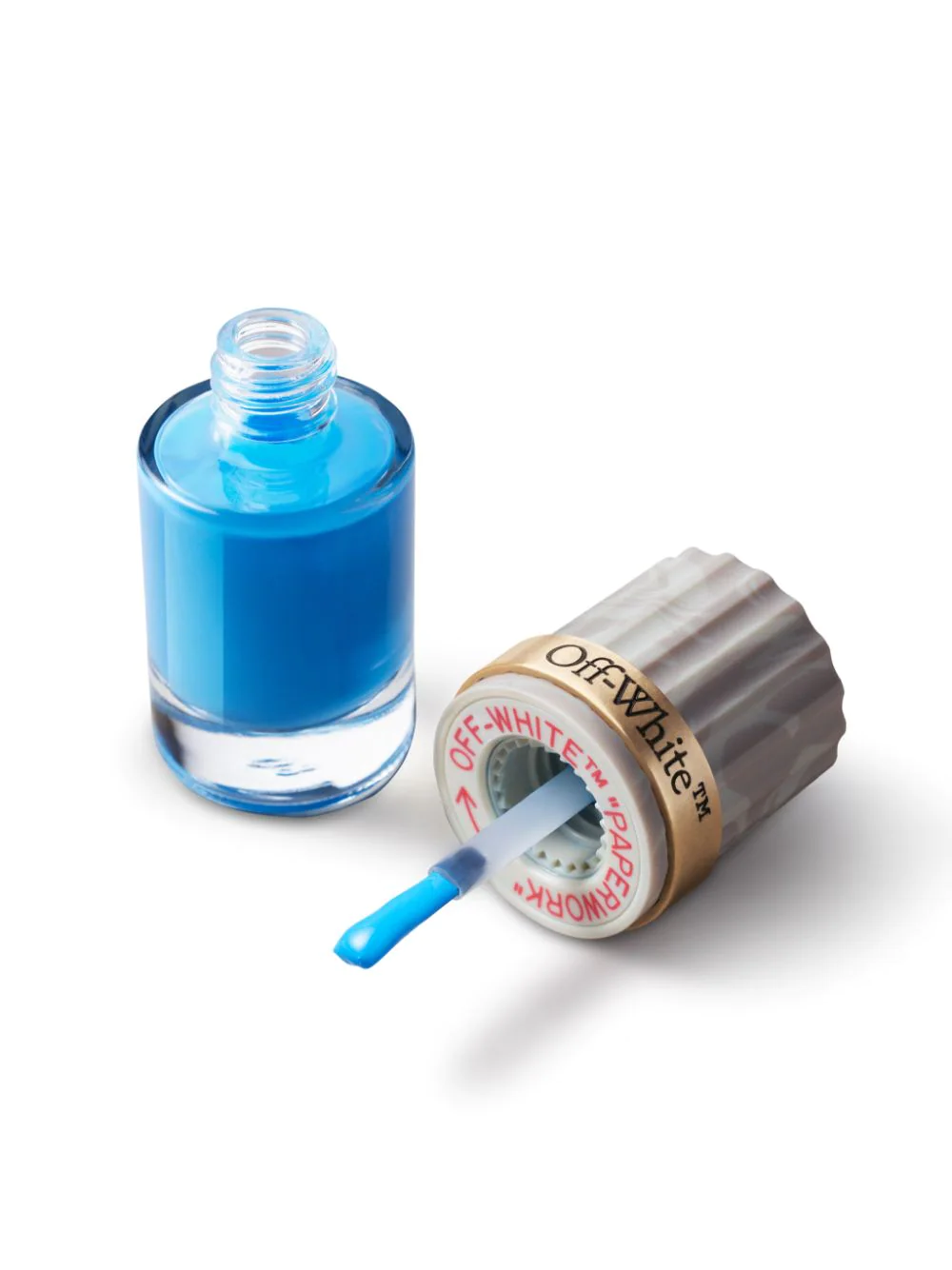 Off-white Color Matter Digital Nail Polish In Blue