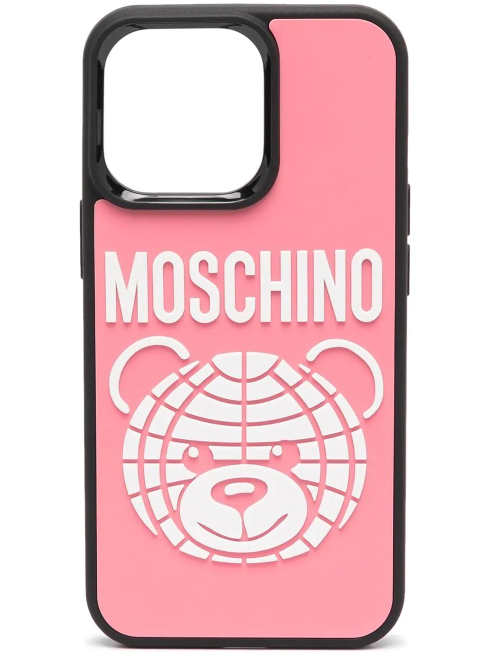 Moschino Teddy Bear Iphone 13 Pro Case In Pink & Purple