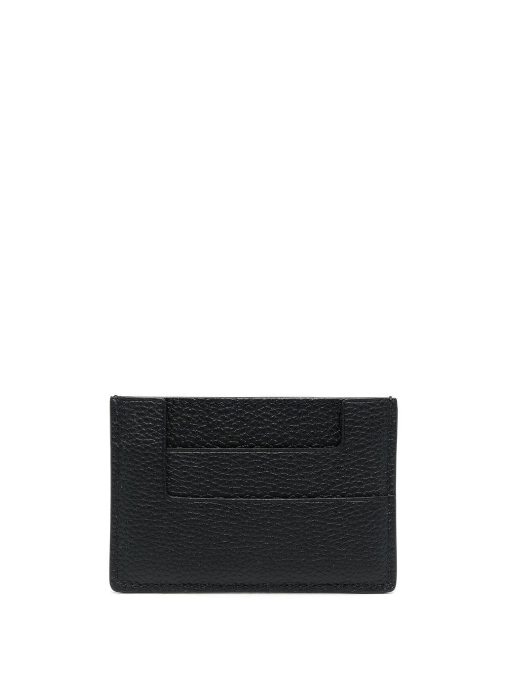 Tom Ford Card Holder With Tf Plate In Black