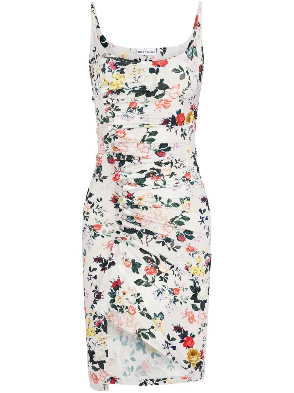 RABANNE SHORT FLORAL DRESS