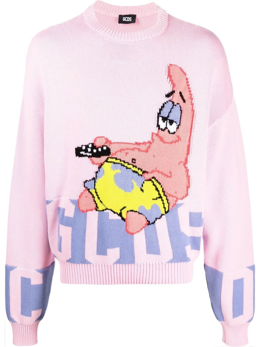 GCDS ILLUSTRATION PRINT SWEATER