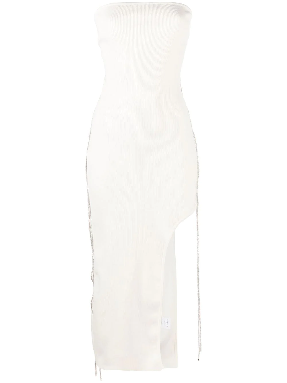 GIUSEPPE DI MORABITO MIDI DRESS WITH LACES