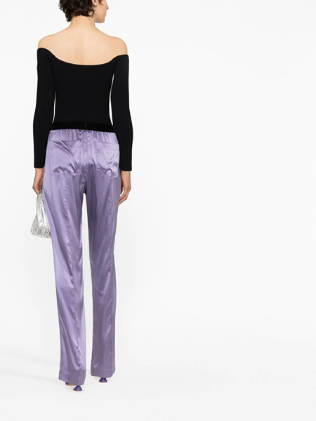 tom ford straight leg silk trousers available on  -  25529 - GP