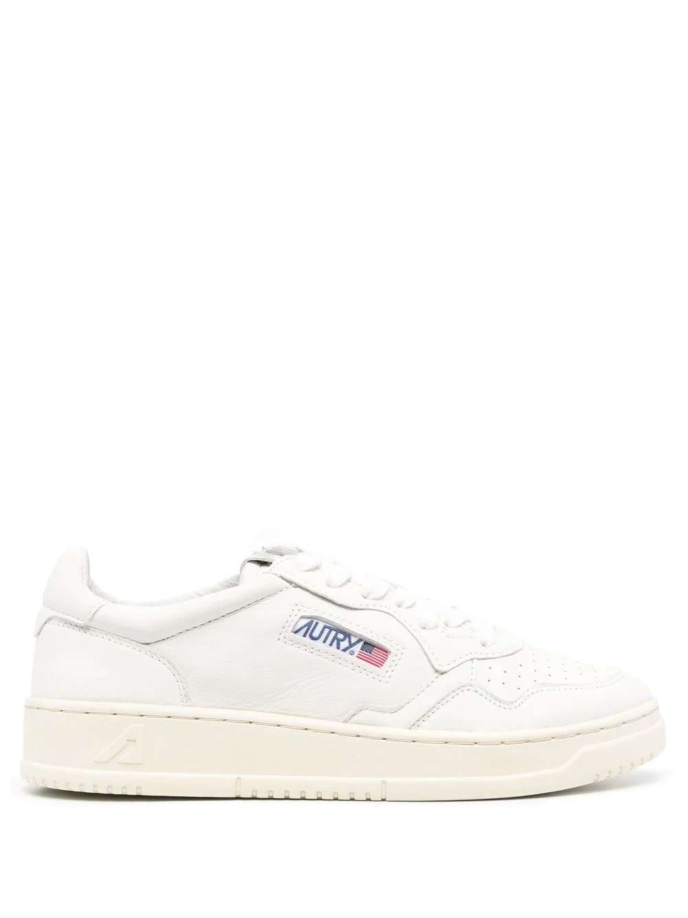 Shop Autry Medalist Sneakers In Leather In White