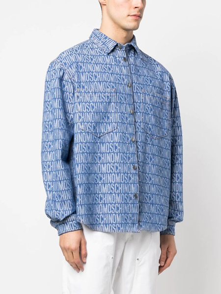 moschino Denim shirt with monogram available on  -  25811 - MU