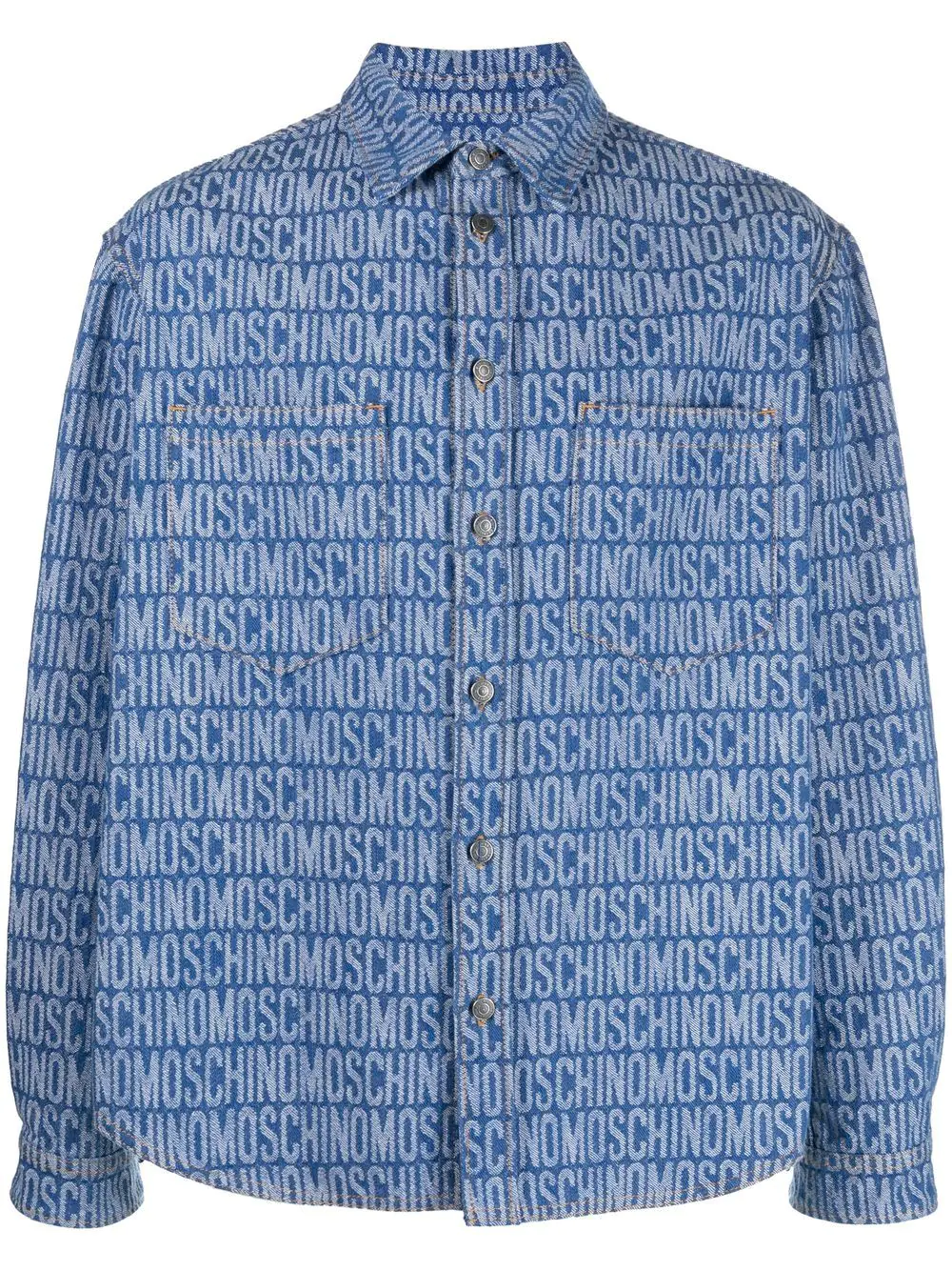 moschino Denim shirt with monogram available on  -  25811 - MO