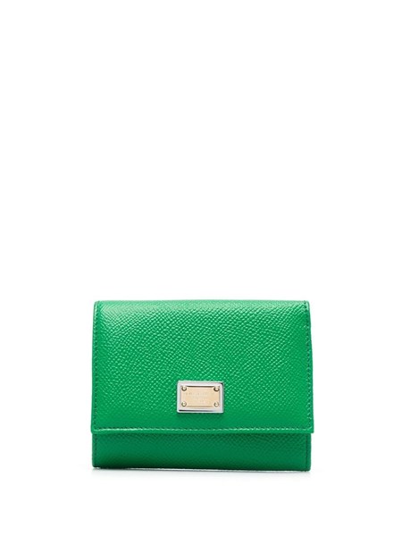 Dolce and Gabbana Green Tri Color Leather Dauphine Phone Bag Dolce