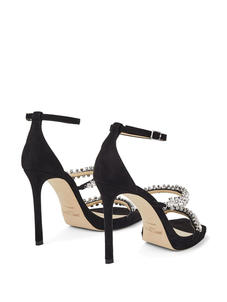 Buy JIMMY CHOO Averly 100 Bow-trimmed Pumps - Black At 30% Off |  Editorialist
