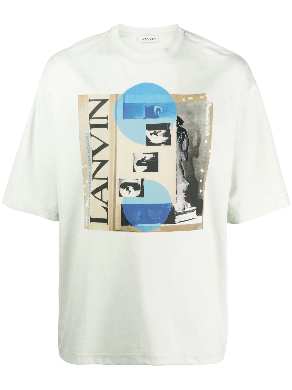 LANVIN SHORT-SLEEVED T-SHIRT WITH GRAPHIC PRINT