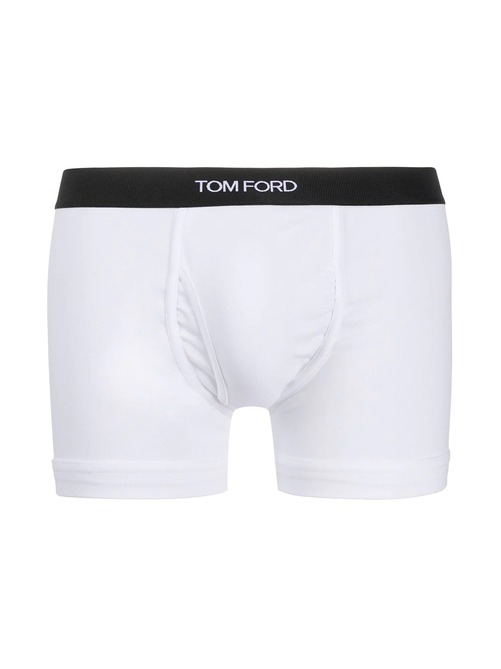 Shop Tom Ford Boxer With Logo Band In White