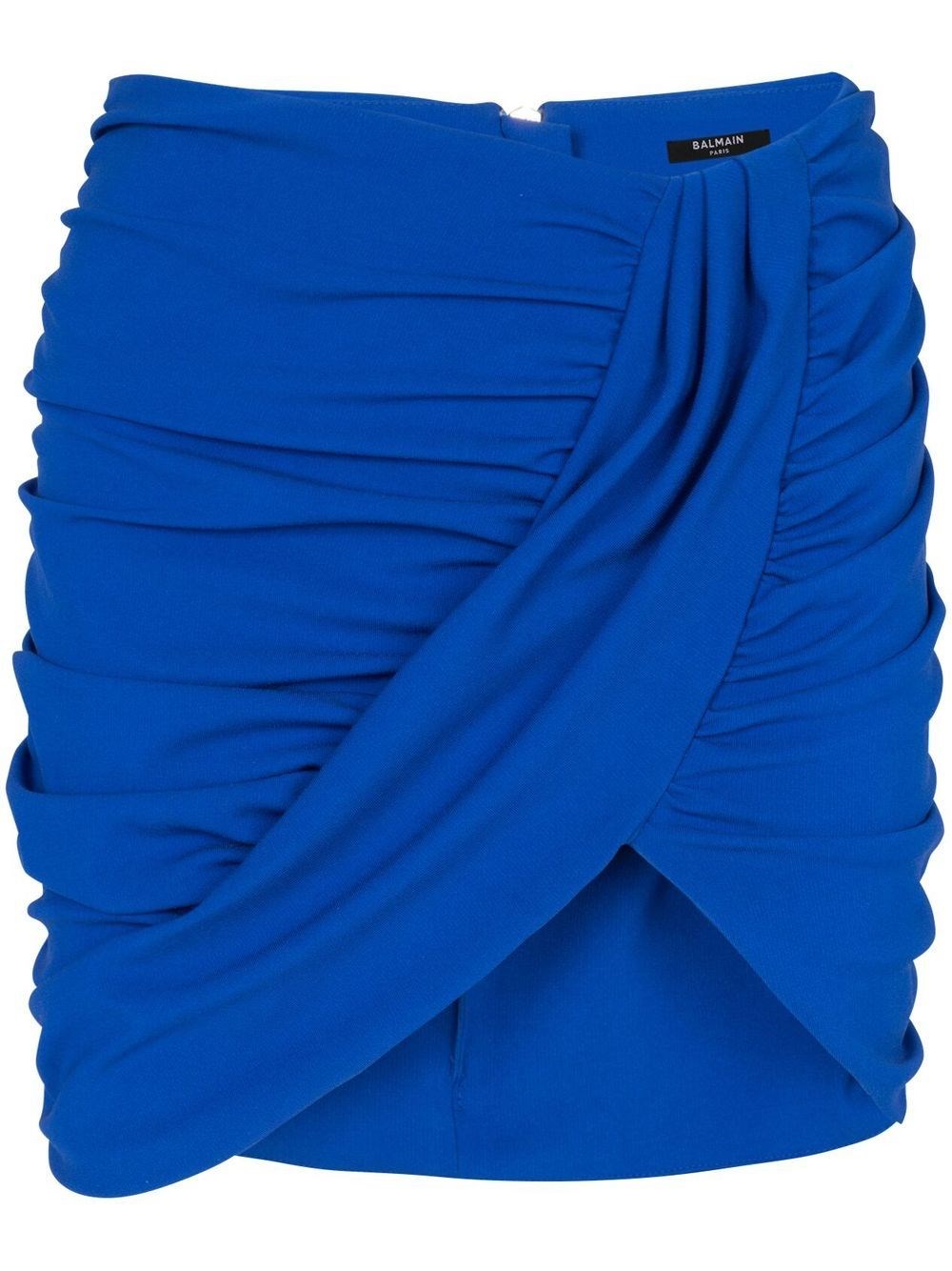 Balmain Synthetic Fibers Skirt In Blue