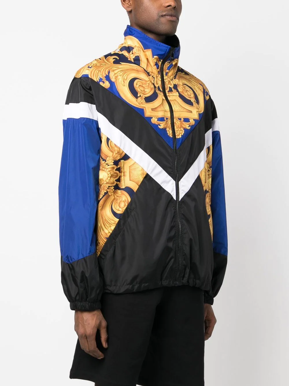 versace Jacket with baroque print available on theapartmentcosenza