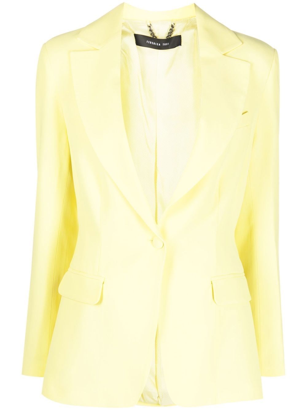 FEDERICA TOSI FITTED SINGLE-BREASTED BLAZER