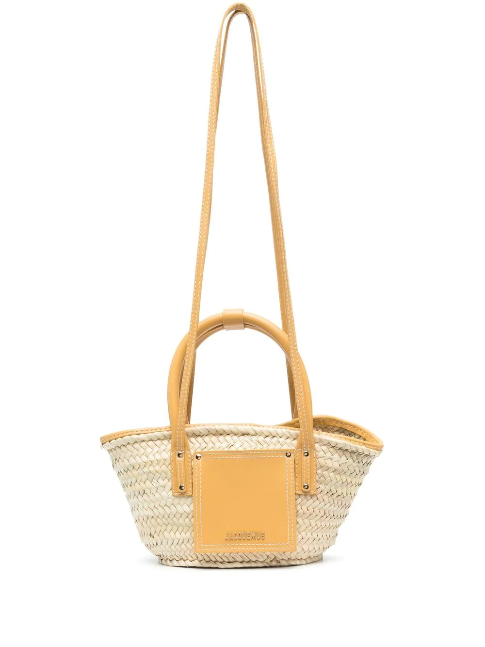 Jacquemus Le Petit Panier Soli Basket Bag In Yellow & Orange | ModeSens