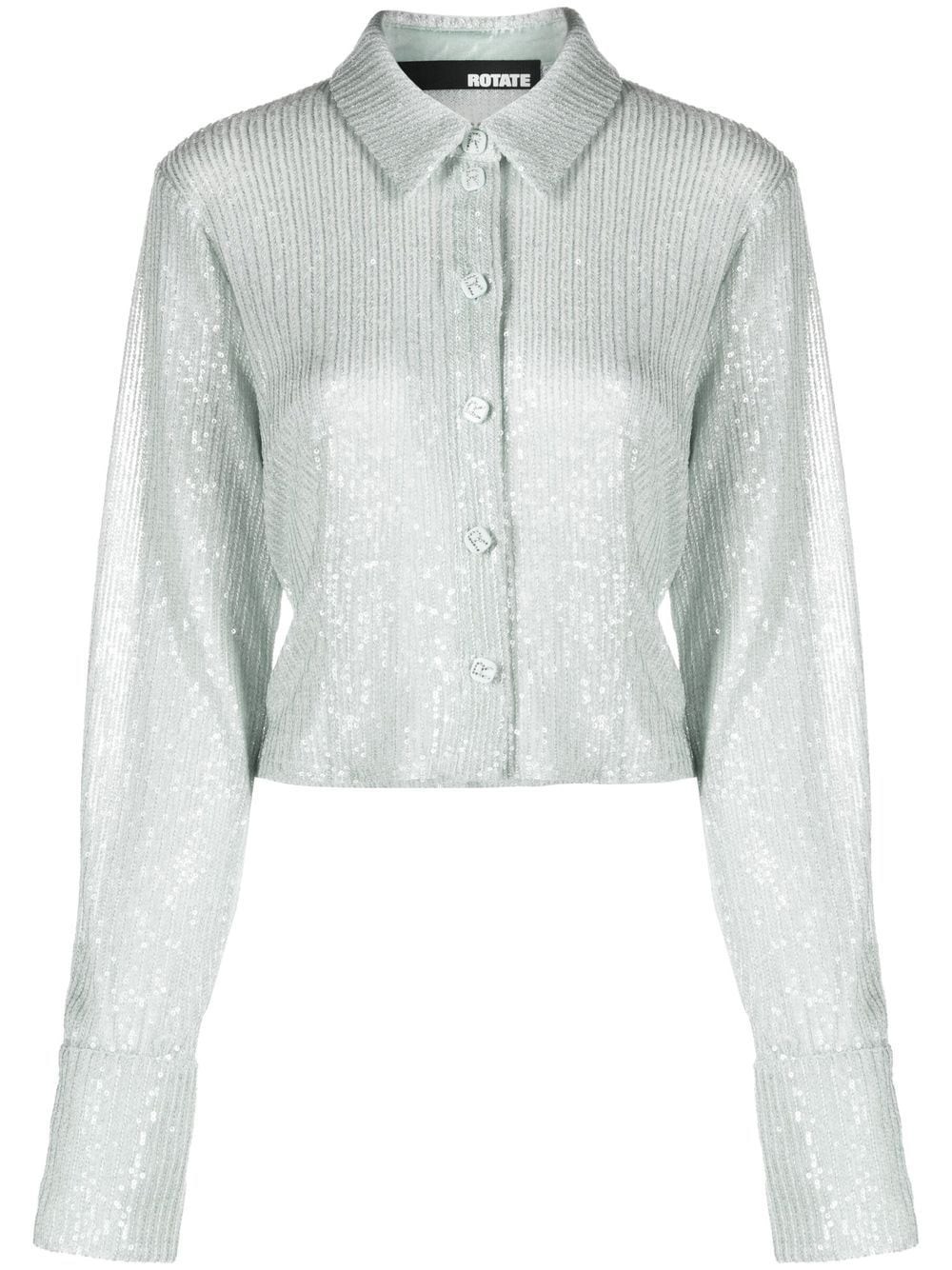 ROTATE BIRGER CHRISTENSEN SEQUIN CARDIGAN