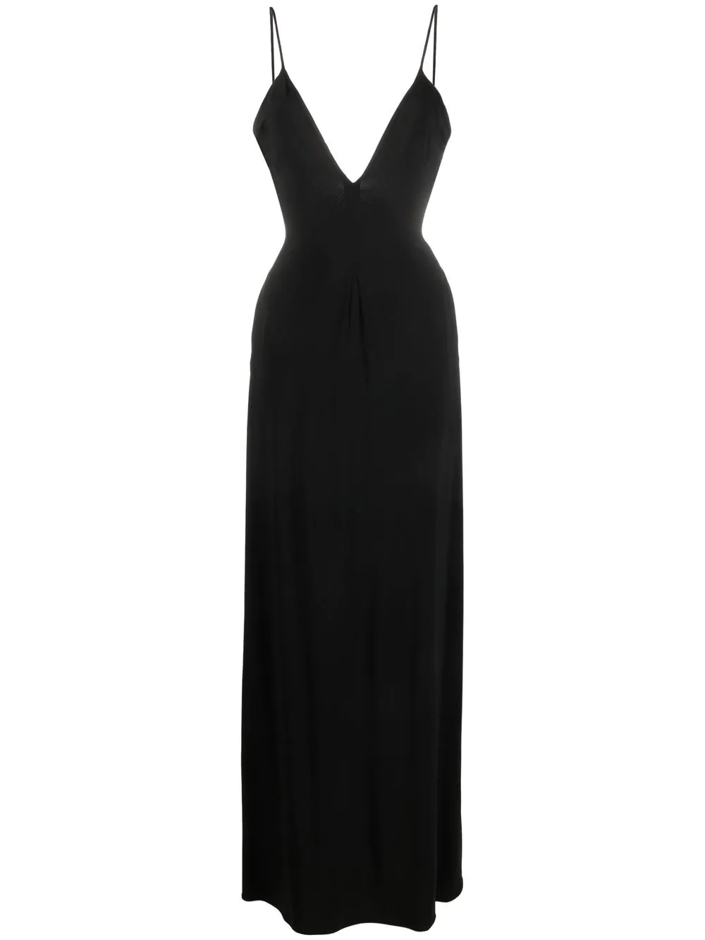 FEDERICA TOSI V-NECK EVENING DRESS