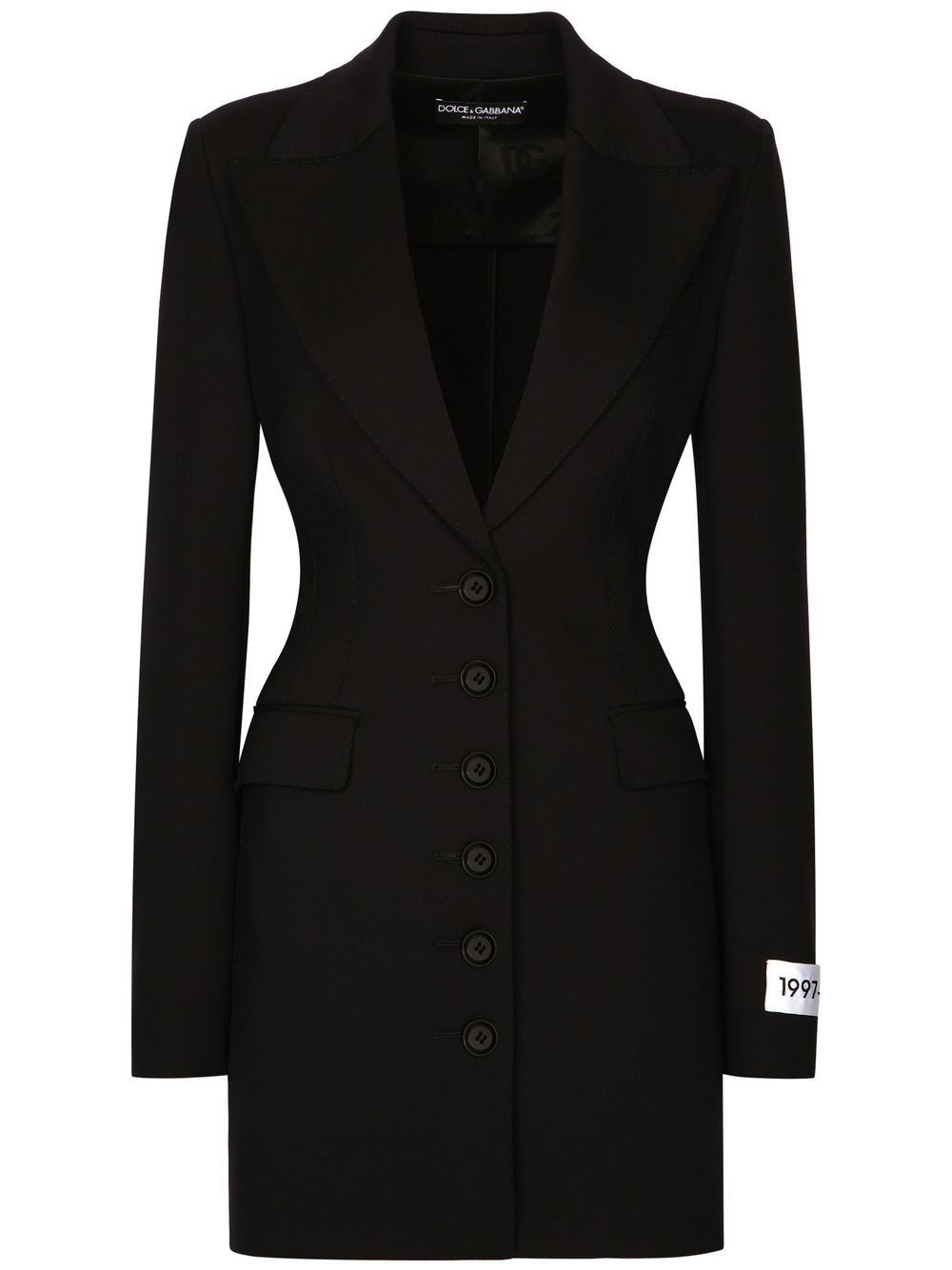 Dolce & Gabbana Kim Single Breasted Blazer Women In Black