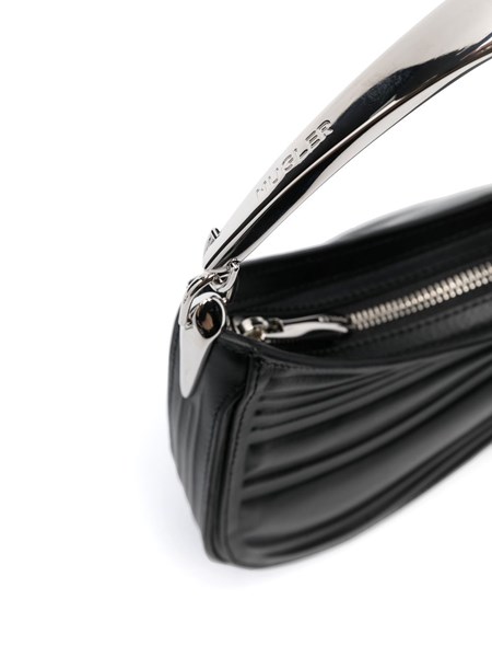 Mini leather spiral curve shoulder bag - Mugler - Women