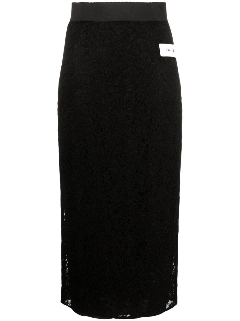 Dolce & Gabbana High-waisted Pencil Skirt In Nero | ModeSens