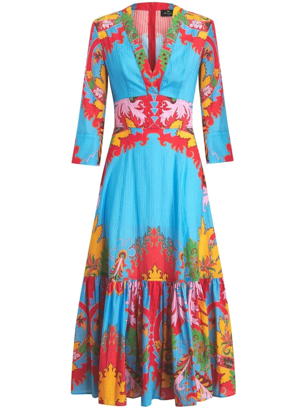 ETRO FLARED DRESS WITH PAISLEY PRINT
