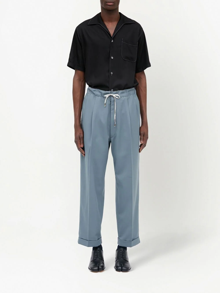 maison margiela Tapered trousers with drawstring available on