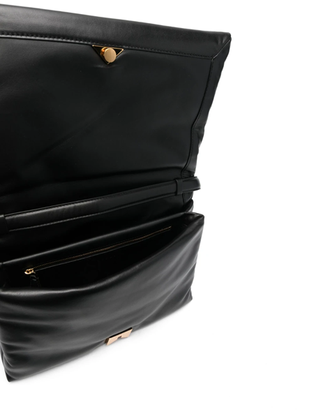 Black Trunk large leather cross-body bag, Marni