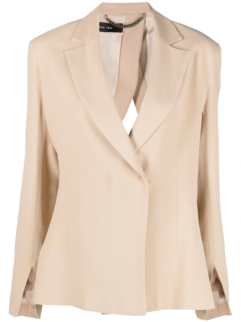 FEDERICA TOSI CUT-OUT BLAZER ON THE BACK