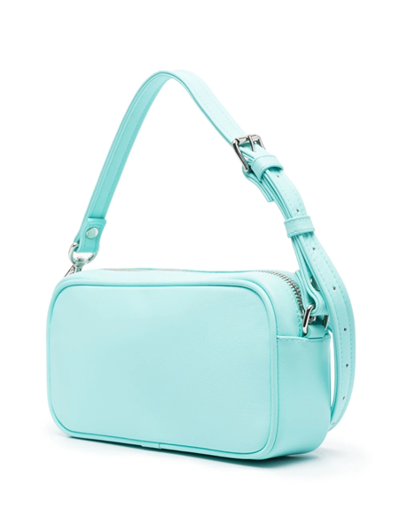 Courreges Blue Logo Shoulder Bag