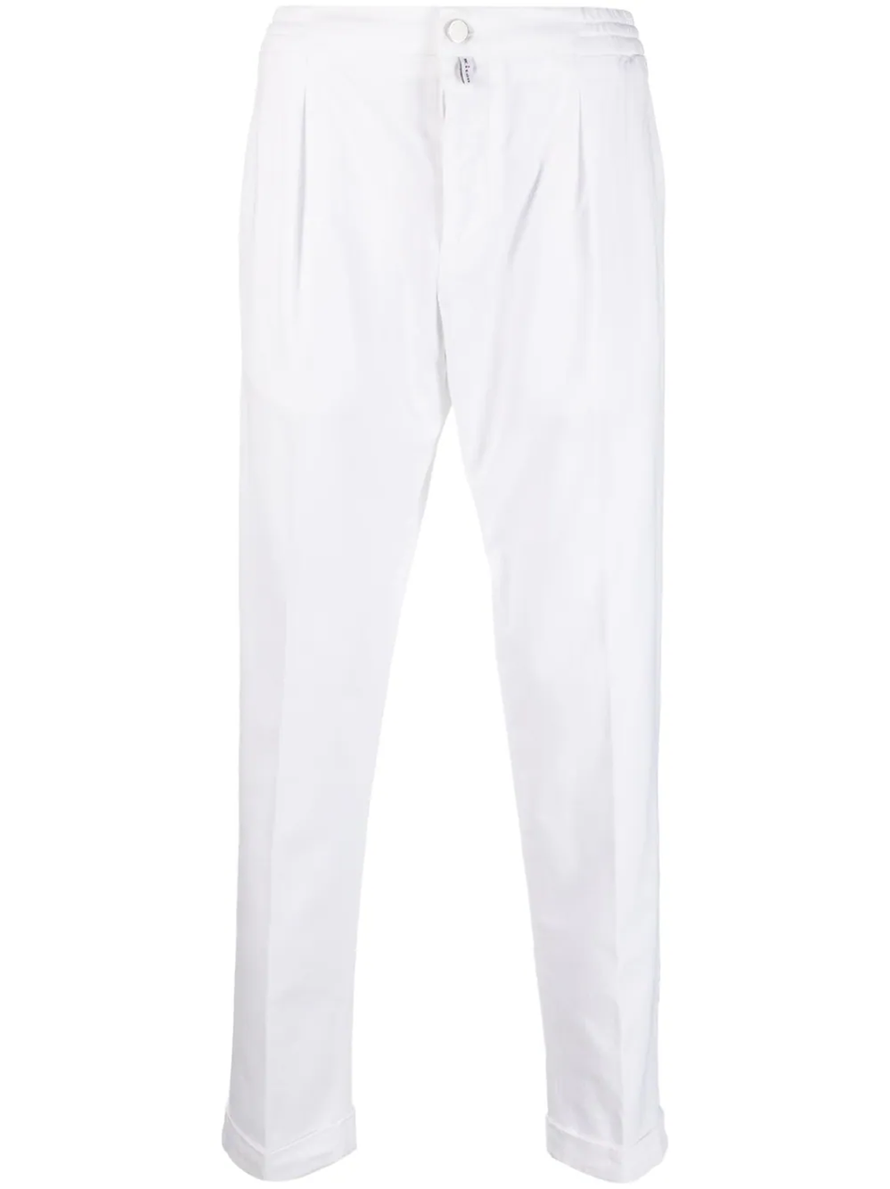 KITON STRAIGHT TROUSERS WITH PLEATS