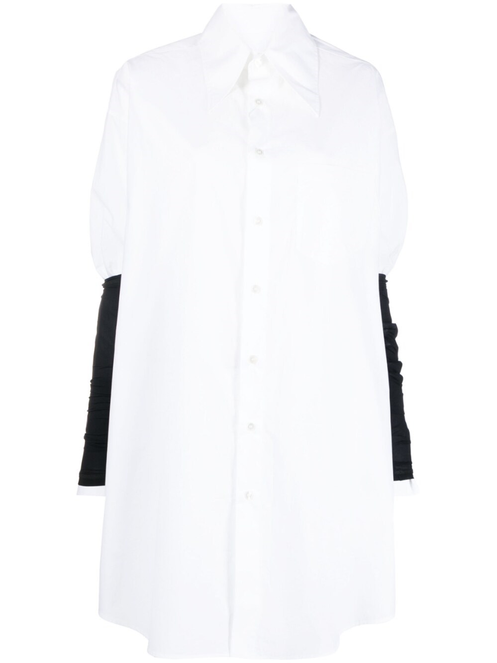 MM6 MAISON MARGIELA SHIRT WITH CONTRASTING SLEEVES