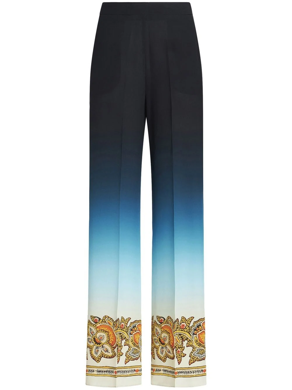 ETRO WIDE TROUSERS WITH SHADED EFFECT