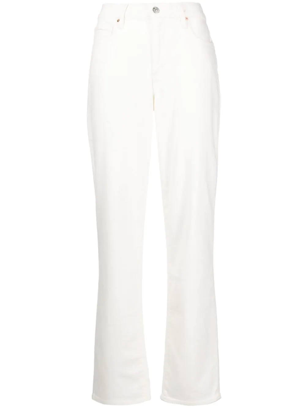 Shop Paige Noella 32 Straight Jeans In White