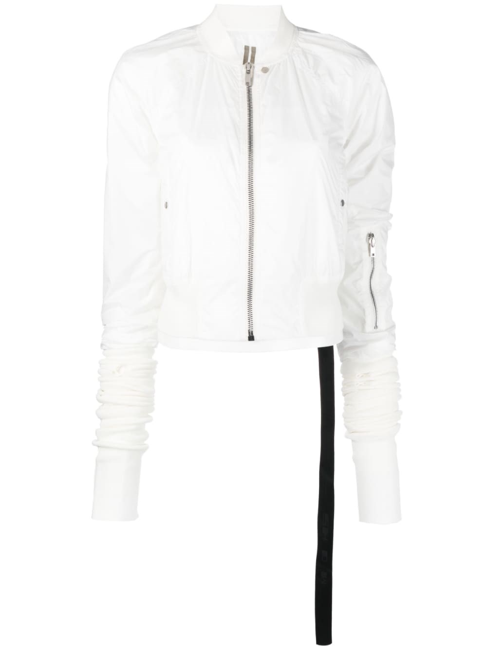 Rick Owens Drkshdw Gauntlet Faun Bomber Jacket In White